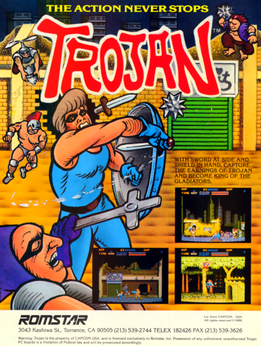 PlayChoice-10 - Trojan Game Cover